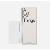 Carnet - A list of things - édition II
