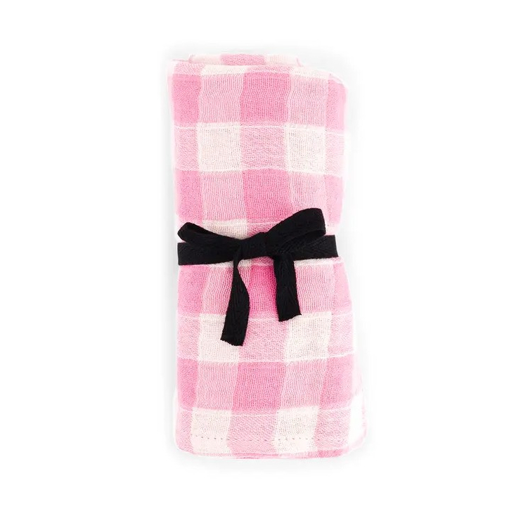 Foulard Bianca - Vichy - Neon Pink