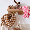 Foulard Bianca - Vichy - Neon Pink