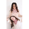 Foulard Pink en Lurex