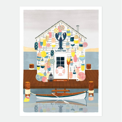 Affiche décorative - Small - Fisherman shop - 18x24 cm