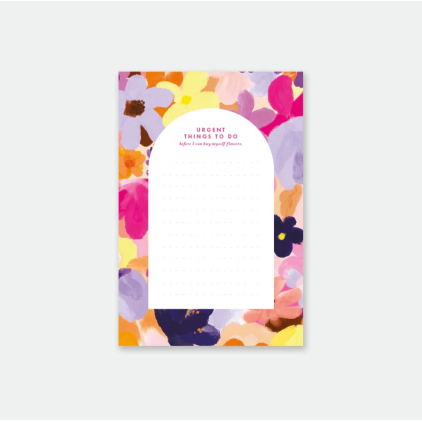 Notepad - Flower garden