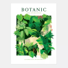 Affiche décorative - Small - Botanic World - 18x24 cm
