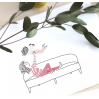 Carte avec enveloppe - Joie maman enfant