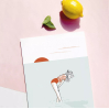 Carte double avec enveloppe - Betty - L'ombre du coeur