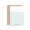 Carte double avec enveloppe - Betty - L'ombre du coeur