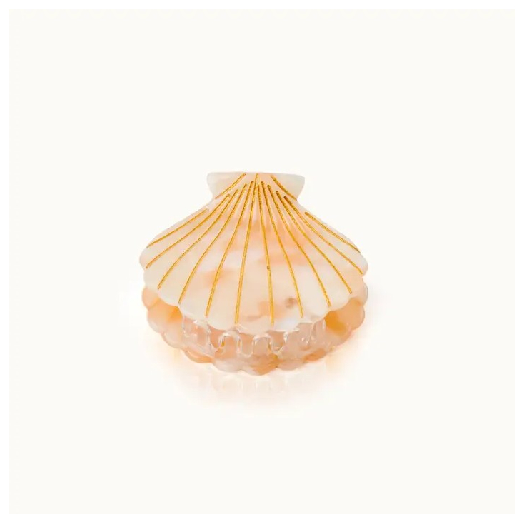 Pince à cheveux - Coquillage - Nude