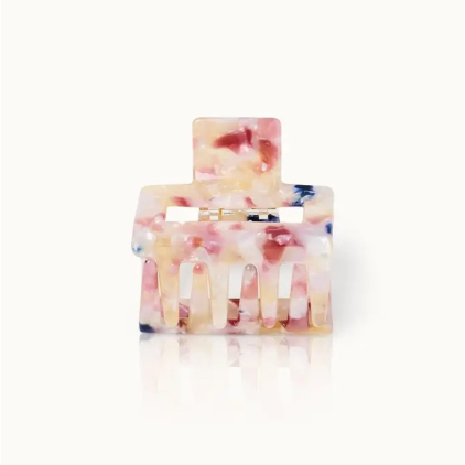 Pince à cheveux carrée - Ambre