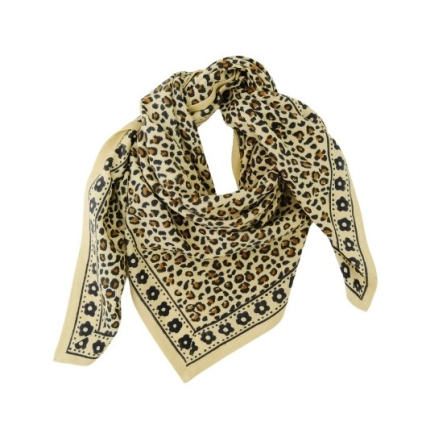 Foulard léopard - Léo beige