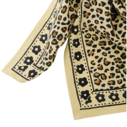 Foulard léopard - Léo kaki