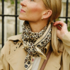 Foulard léopard - Léo kaki