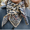 Foulard léopard - Léo kaki