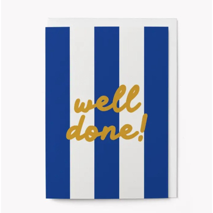 Carte avec enveloppe - Well done - POPS15