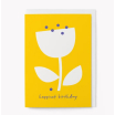 Carte avec enveloppe - Happiest Birthday - WHFL01
