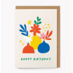 Carte avec enveloppe - Happy Birthday Vases - HOPE28