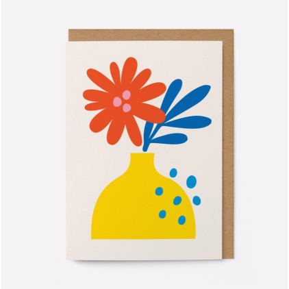 Carte avec enveloppe - Flower - HOPE20