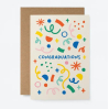 Carte avec enveloppe - Congraduations - HOPE50