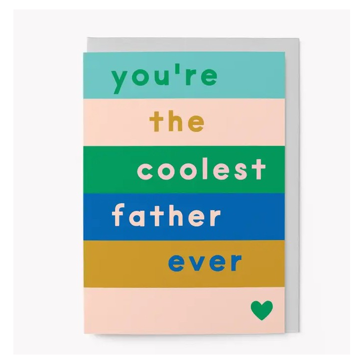 Carte avec enveloppe - You're The Coolest Father - GOOD32
