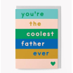 Carte avec enveloppe - Coolest father - GOOD32