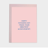 Kaart blanche - carte postale - Happy father's day