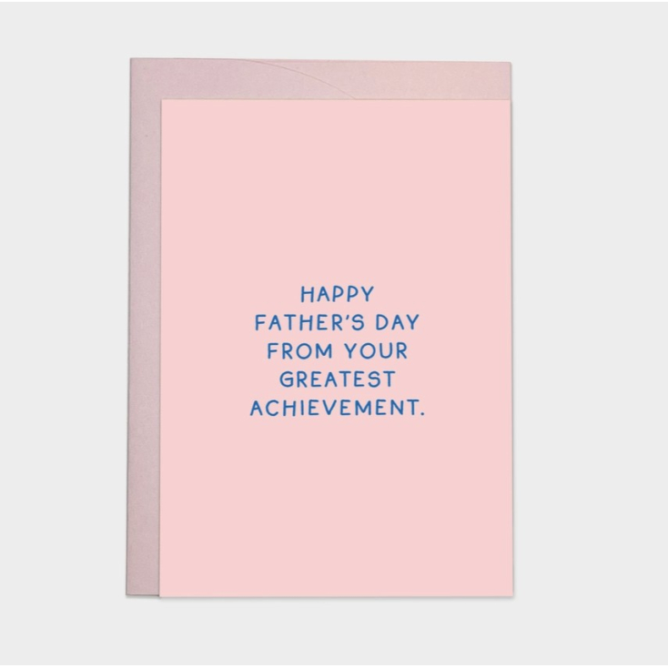 Kaart blanche - carte postale - Happy father's day