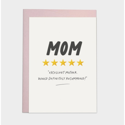 Kaart blanche - carte postale - Mom short review
