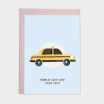 Kaart blanche - carte postale - World's best dad (taxi)