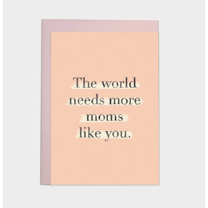 Kaart blanche - carte postale - More moms like you