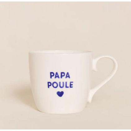 Mug - Papa poule - bleu