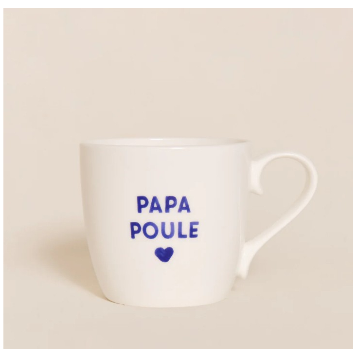 Mug - Papa poule - bleu