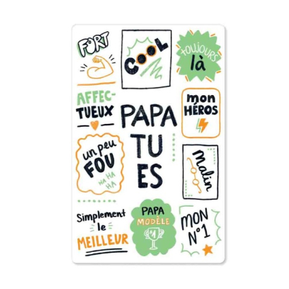Carte postale - Papa tu es - KM0316FR