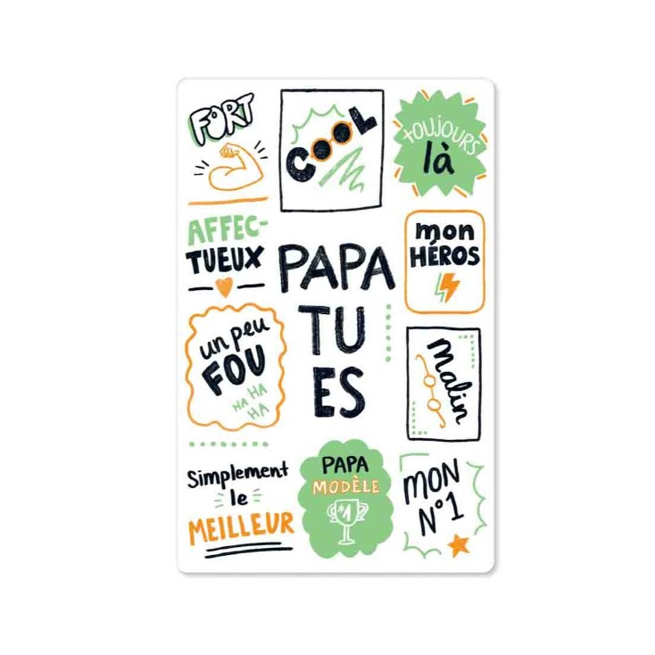 Carte postale - Papa tu es - KM0316FR