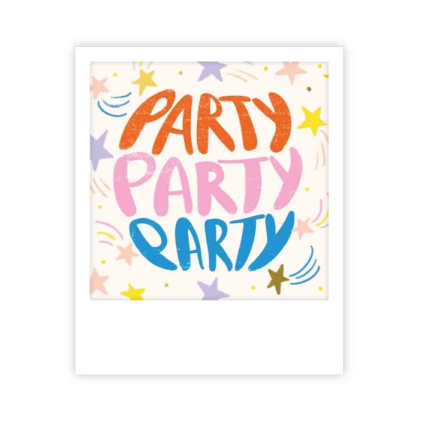 Mini carte postale - Party party party - MP1101FR