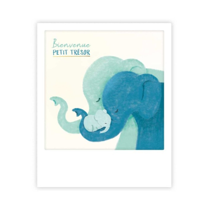 Mini carte postale - bienvenue petit trésor - MP0909FR