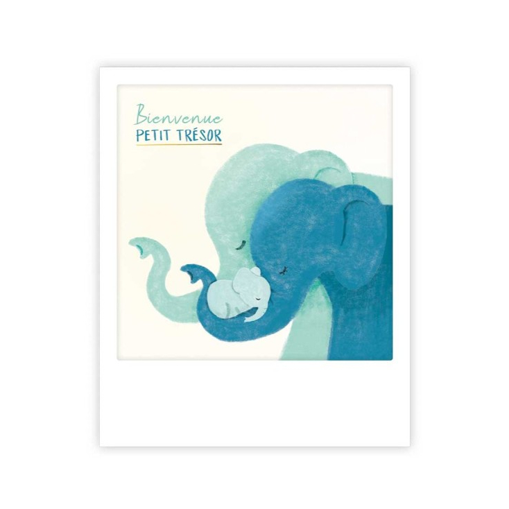 Mini carte postale - bienvenue petit trésor - MP0909FR