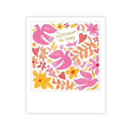 Mini carte postale - douceur de vivre - MP1064FR