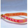 Bracelet ruban - La vie est belle