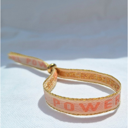 Bracelet ruban - Girl power