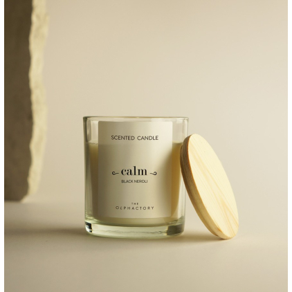 Bougie en verre 200g - Calm - Black Neroli