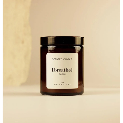 Bougie en verre 135g - Breathe - Oxygen