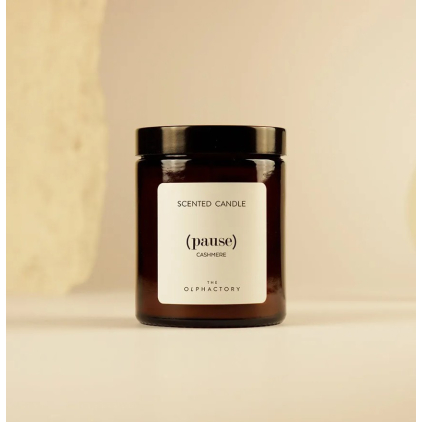 Bougie en verre 135g - Pause - Chasmere