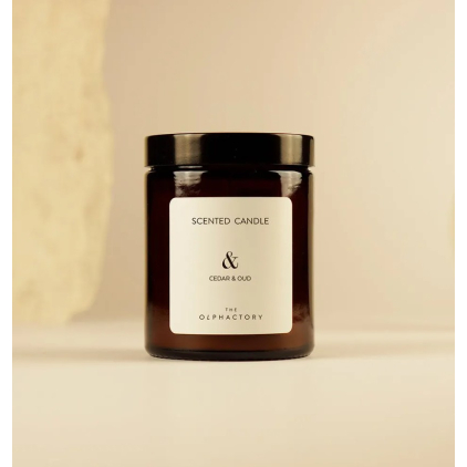 Bougie en verre 135g - & - Cedar & Oud