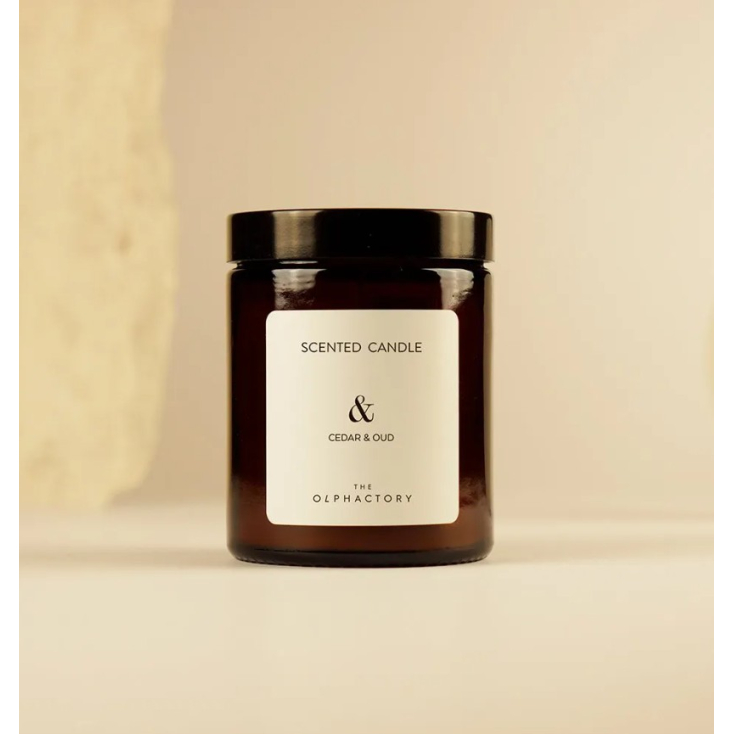Bougie en verre 135g - & - Cedar & Oud