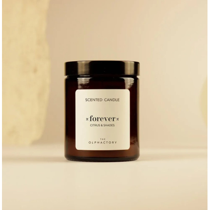 Bougie en verre 135g - Forever - Citrus & Shades