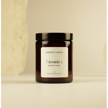 Bougie en verre 135g - Iconic - Blossom Tonka