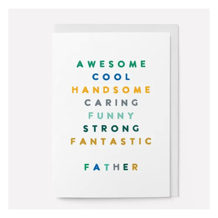 Carte avec enveloppe - Best dad - GOOD33
