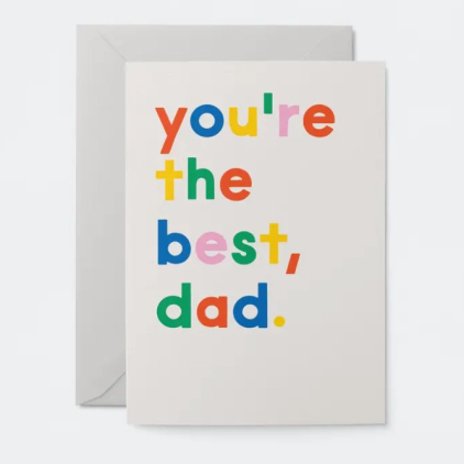 Carte avec enveloppe - Best dad - GOOD33