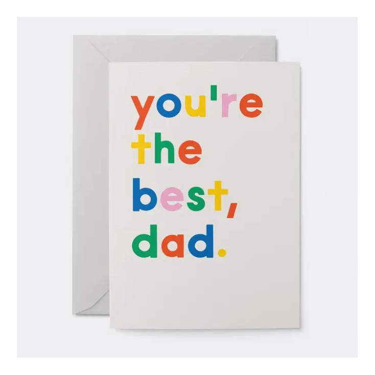 Carte avec enveloppe - Best dad - GOOD33