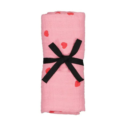 Foulard Bianca - Coeur - flamingo