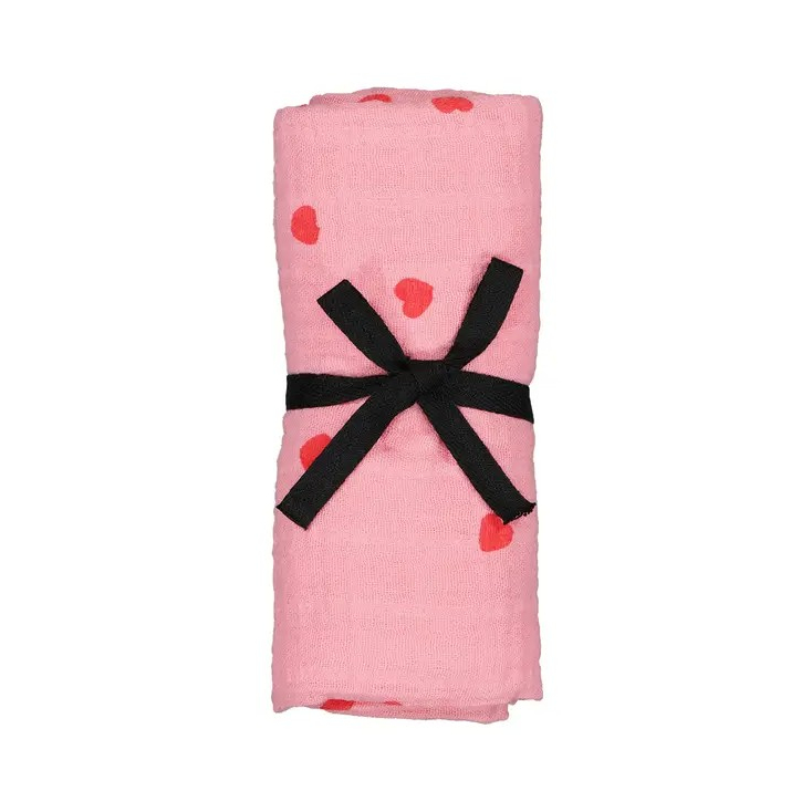 Foulard Bianca - Coeur - flamingo
